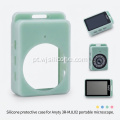 Capa protetora de silicone para microscópio cubo mágico portátil